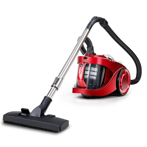 Devanti 2200W Multi-cyclonic Bagless Vacuum Cleaner Pet Hair (Red)