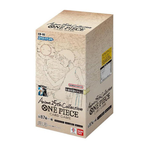 Bandai One Piece TCG Japanese Extra Booster Box Anime 25th Collection EB-02