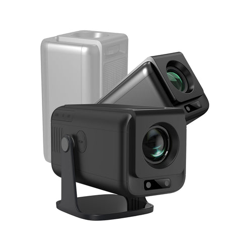Laser 1080p Android Multi-Angle LED Projector (Black)
