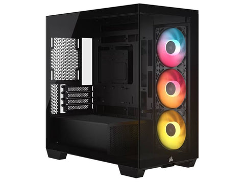 Corsair 2800X RS-R ARGB Micro-ATX PC Case - Black