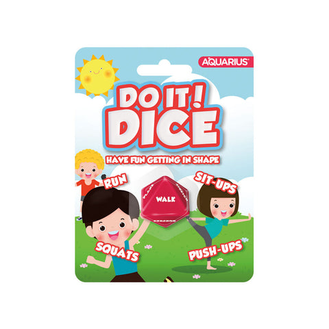 Aquarius Do It Fitness Novelty Dice 8-Sided Dice Rolling Game 14x4cm Red 14y+