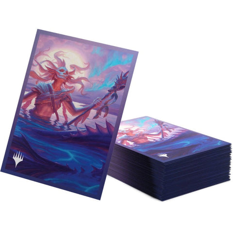 Gamegenic Magic The Gathering Lorwyn Eclipsed Premium Art Sleeves - Eclipsed Merrow 66mmx92mm 105 Sleeves Per Pack