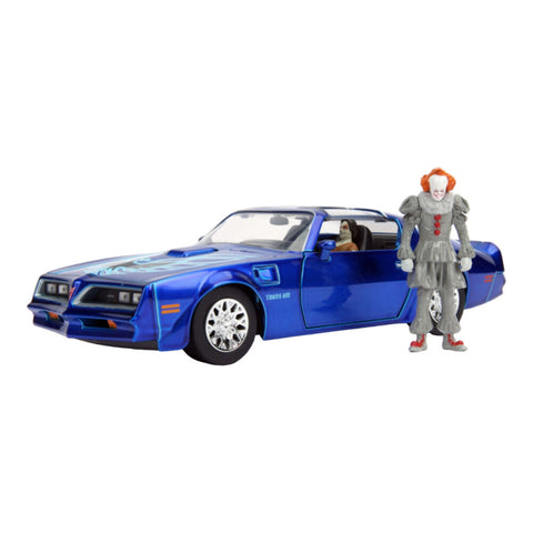 Jada IT 2017 1977 Pontiac Firebird with Figure 1:24 Scale Die-Cast Vehicle Toy