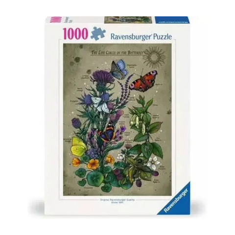 Ravensburger  1000pc AT: Lifecircle Butterfly Puzzle