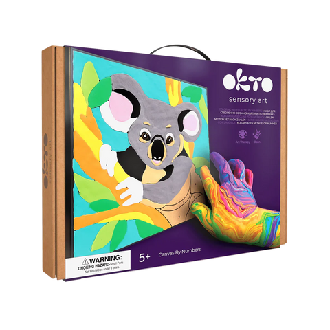 Okto Coloring with Clay Set by Numbers 29x29cm - Koala
