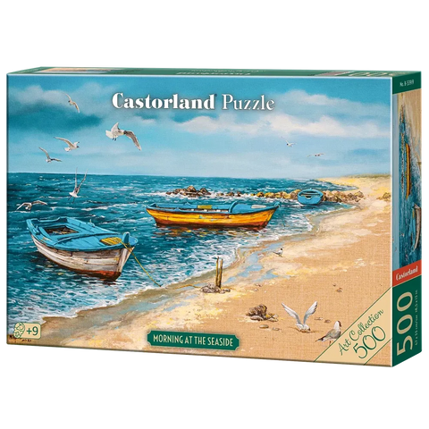 Castorland 500-Pieces Morning At The Seaside Puzzle