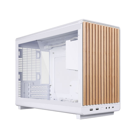 Lian Li DAN-A3 Front Wood Micro-ATX Case - White