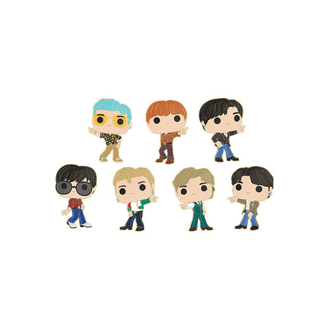 7pc BTS Band Members Enamel Pin Action Figure Kids/Adult Collectable Toy