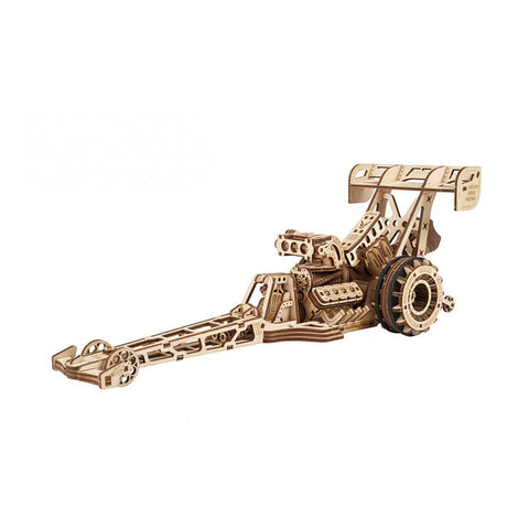 UGears Top Fuel Dragster Model Kit Wooden 3D Puzzle Assembly