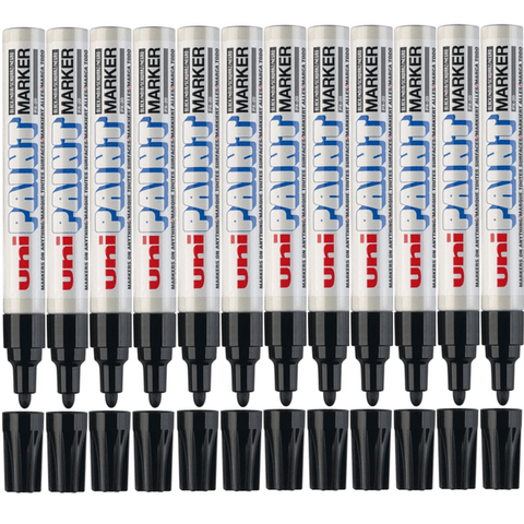 Uni-Ball PX20 Box 12 Paint Marker Bullet Tip 2.2mm (Black)