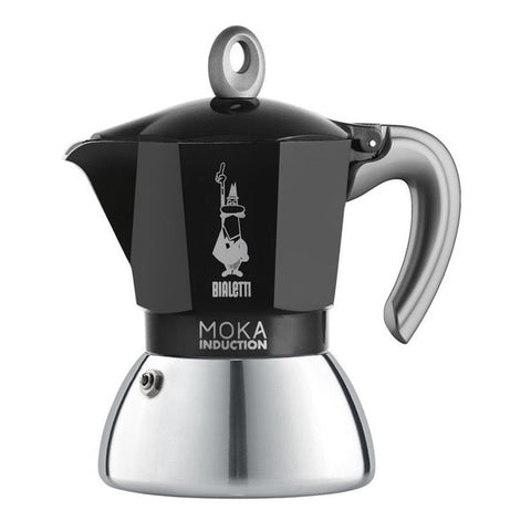 Bialetti Moka Induction - Black / 4 Cup