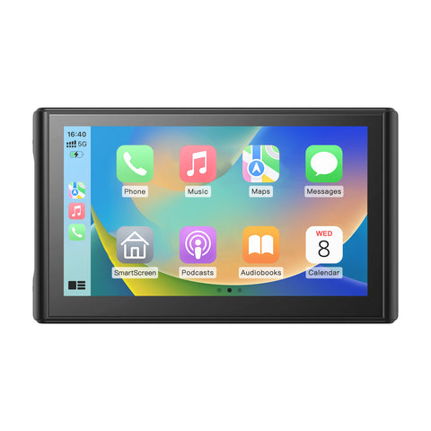 Laser 7-inch CarPlay Android Auto with Dual Cameras