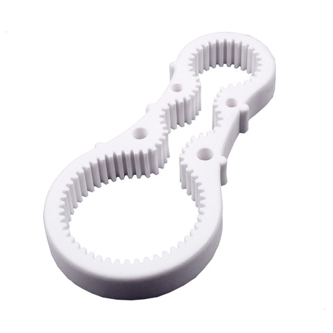 Appetito Rubber Non-slip Jar Lid Opener Home Kitchen Tools (White)