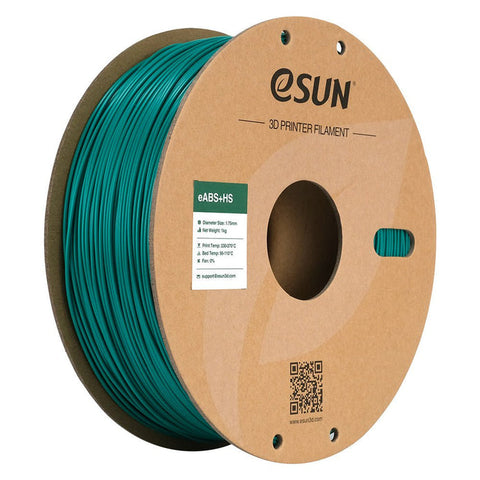 ESun ABS+HS High Speed 3D Print Filament 1.75mm 1kg - Green