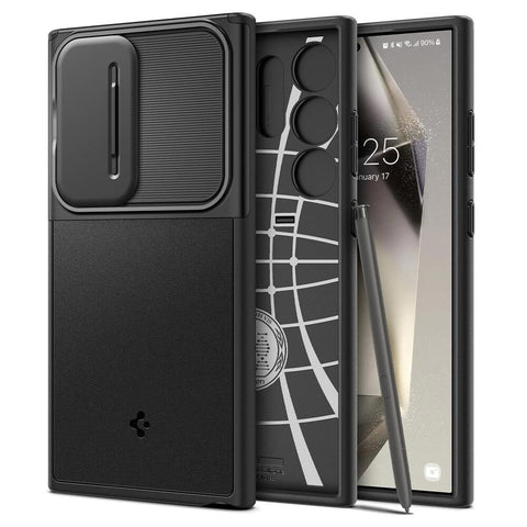 SPIGEN Optik Armor Case for Galaxy S24 Ultra (Black)