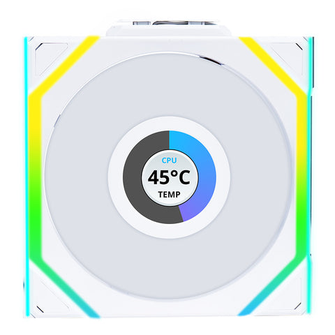 Lian Li UNI Fan SL 120mm ARGB LCD Wireless (White)