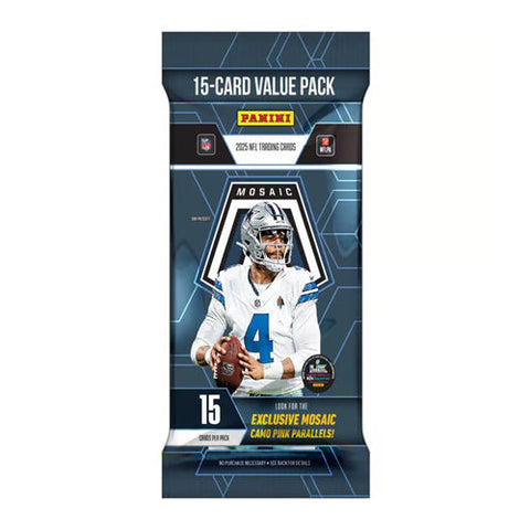 Panini Mosaic 2025 NFL Football Single Fat Pack