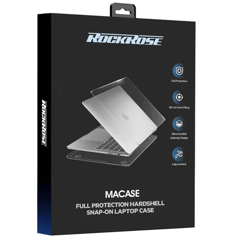 RockRose Macase Snap-On shell Case Clear For Apple MacBook Pro 16.2″ (2021)