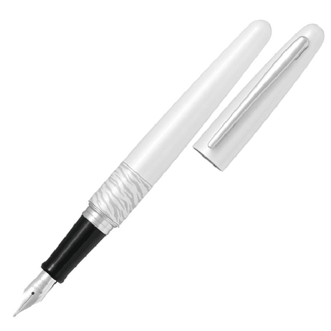 Pilot Metropolitan MR2 Fountain Pen Medium Nib Black (White Tiger)