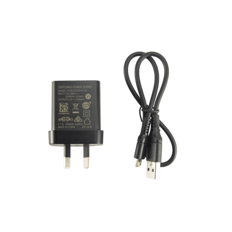 Ledlenser USB Wall Charger and Micro USB Cable for SEO H14R.2 H7R.2 iH6R