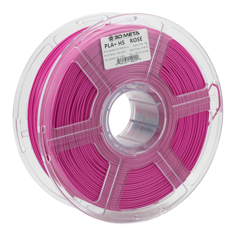 3D META High Speed PLA+ HS 3D Printing Filament - Rose