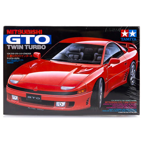 Tamiya 1/24 Mitsubishi GTO Twin Turbo Scaled Plastic Model Kit