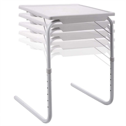BR Home Portable Metal Adjustable Table