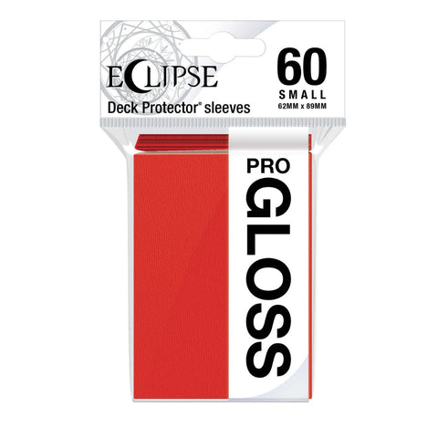 Ultra Pro: UP15628 Eclipse Gloss Small Sleeves 60 pack (Apple Red)