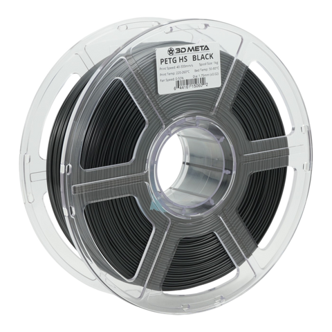 3D META High Speed PETG 3D Printing Filament - Black