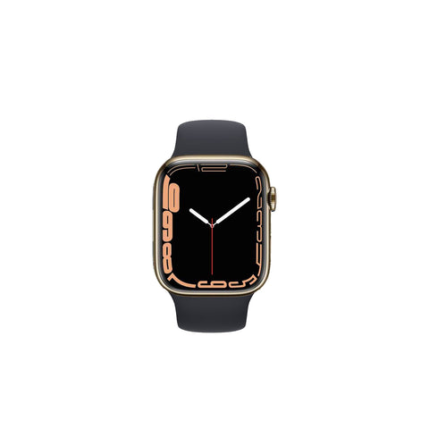 Apple Watch Series 7 Steel GPS + Cellular 45mm Gold [~Refurbished: Very Good]