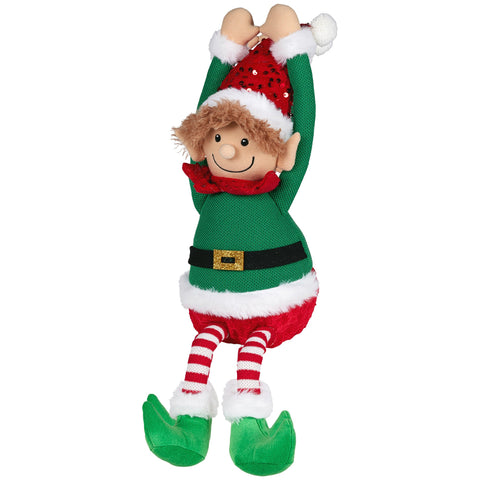 Christabelle 37cm Christmas Elf Animated Musical Decoration