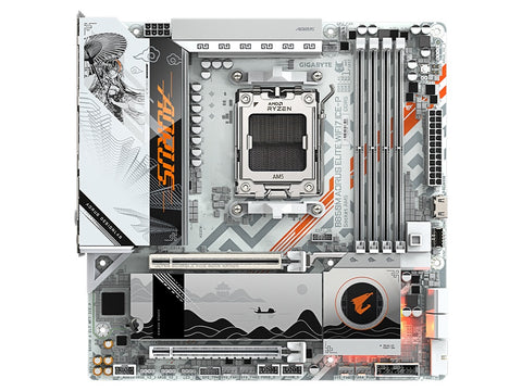 GIGABYTE B850M AORUS ELITE WIFI 7 ICE-P AM5 mATX Motherboard