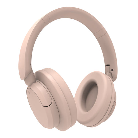 Laser Active Noise Cancelling Bluetooth Headphones (Pink)