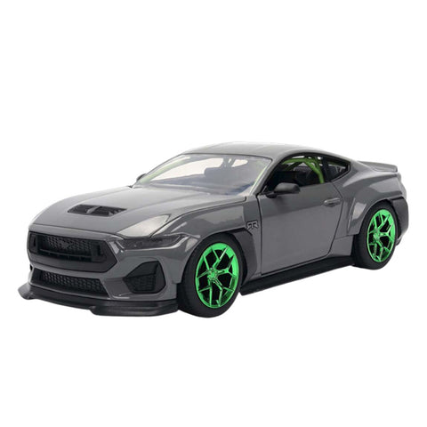 Jada 1:24 Big Time Muscle Ford Mustang RTR Spec 5-D Green Wheels Diecast Model