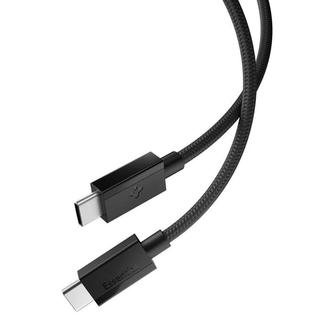 Spigen USB C to USB C 60W 480Mbps EB6015CC 1M Cable (Black)