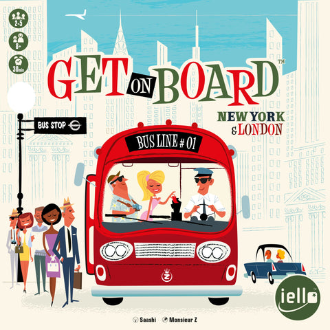 Iello Get on Board New York & London Game