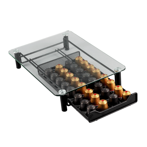 Casabarista Coffee Machine Stand with 36 Capsule Drawer Organiser For Nespresso