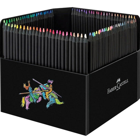 Faber-Castell Black Edition Colour Pencils with Pencil Holder [100 Pack]