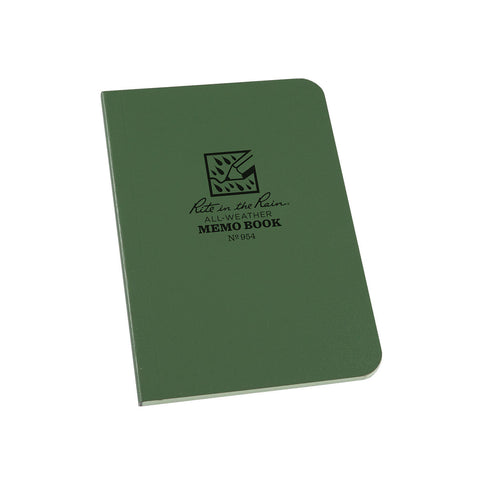 Rite In The Rain Bound Soft Cover 3.125 x 5 Field Flex Book - Universal - Green