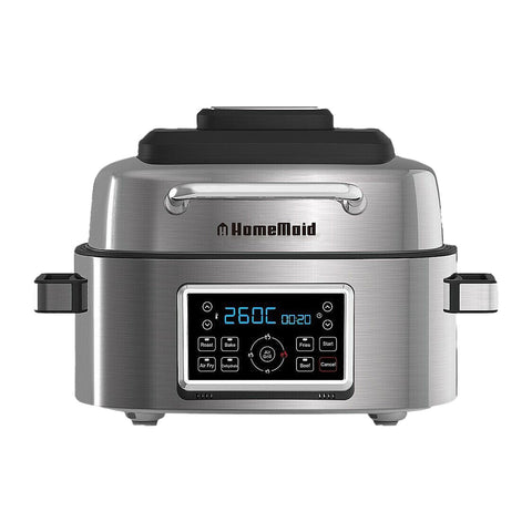 Homemaid Digital 6L Air Fryer and Grill Housing LED Display (Stainless Steel)