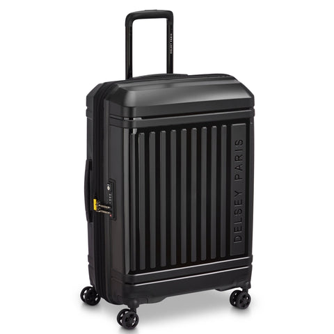 Delsey Lutece SE Lightweight EXP 3.1KG Medium Suitcase - Black