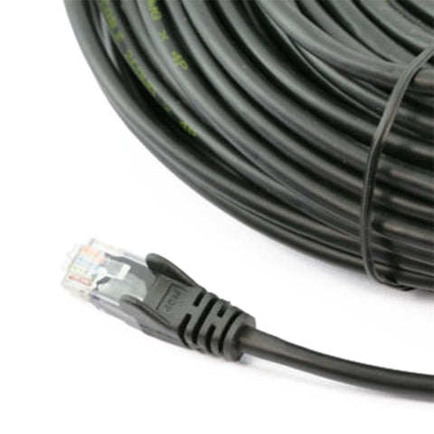 8Ware Cat6a UTP Ethernet Cable 20m - Snagless Black (PL6A-20BLK)