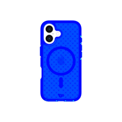 Tech21 EvoCheck Phone Case for iPhone 16  with MagSafe (Cobalt Blue)