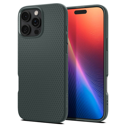 Spigen Apple iPhone 16 Pro Liquid Air Case - Abyss Green