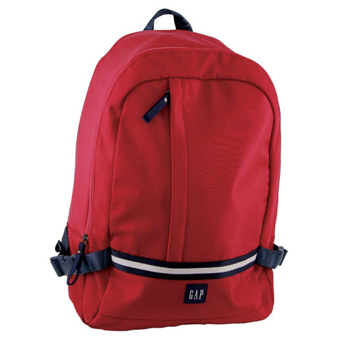 GAP Men's Nylon Travel/School & Casual Backpack Bag w/ Zip Pocket 28x40cm Red