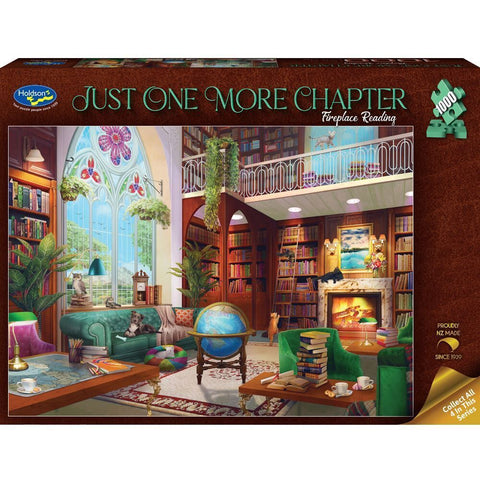 1000pc Just One More Chapter: Fireplace Reading Puzzle