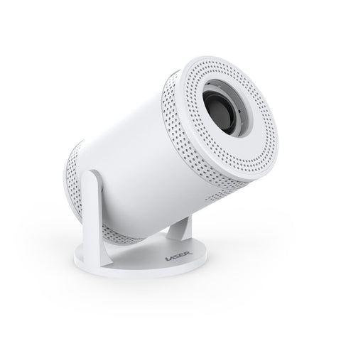 Laser Smart Portable Projector 720p with 100-inch Screen (White)