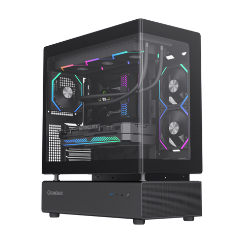 Gamemax ATX GAMING Case Support BTF 6x ARGB fan