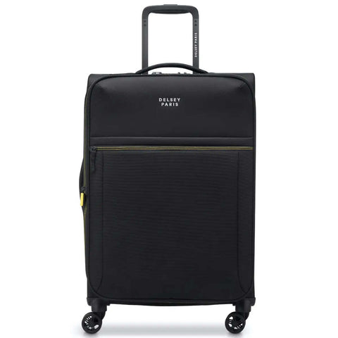 Delsey Brochant 3 - 67 cm 4-Wheel Expandable Suitcase - Deep Black