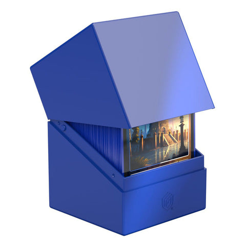Ultimate Guard Boulder 100+ Trading Card Deck Box (Solid Blue)